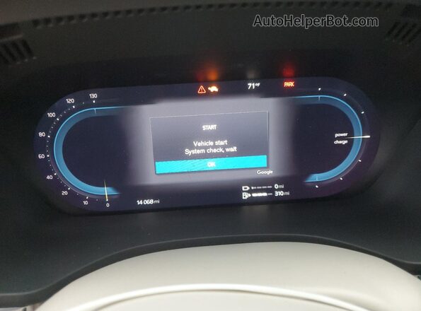 YV4H60RM7S1164928 2025 VOLVO XC60 Blue Widok zestawu wskaźników