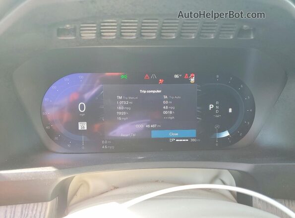 YV4L12PEXR1240586 2024 VOLVO XC90 Белый Вид щитка приборов