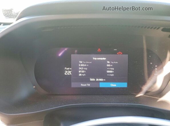 YV4L12UN4P2085898 2023 VOLVO XC40 Gray Widok zestawu wskaźników