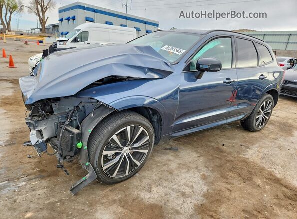 YV4M12RC3S1112681 2025 VOLVO XC60 Blue Առջևի ձախ երեք քառորդ տեսարան