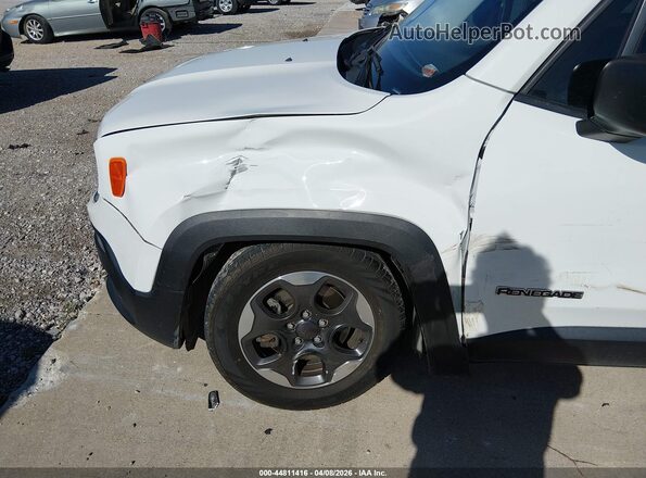 ZACCJAAB0HPF38106 2017 JEEP RENEGADE Белый Вид спереди