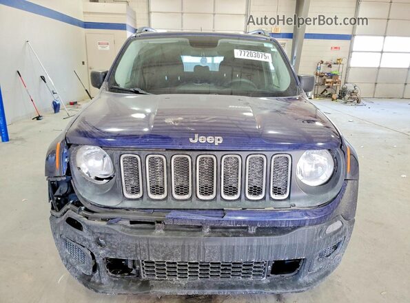 ZACCJAAT2GPD60688 2016 JEEP RENEGADE Blue Widok z przodu