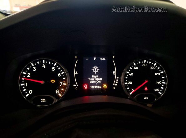 ZACCJAAT2GPD60688 2016 JEEP RENEGADE Blue Widok zestawu wskaźników