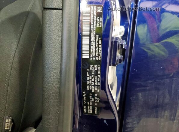 ZACCJAAT2GPD60688 2016 JEEP RENEGADE Blue Widok naklejki z numerem VIN