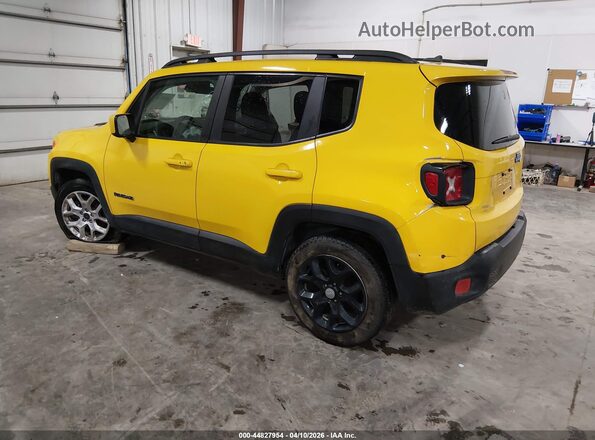 ZACCJABB0HPF27914 2017 JEEP RENEGADE Желтый Задняя левая четверть