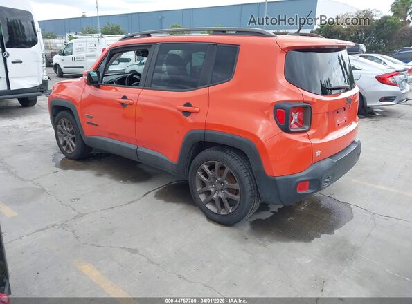 ZACCJABT0GPD91002 2016 JEEP RENEGADE Orange Հետևի ձախ