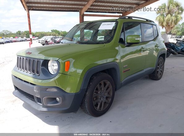 ZACCJABW1GPD69407 2016 JEEP RENEGADE Зеленый Передняя левая четверть
