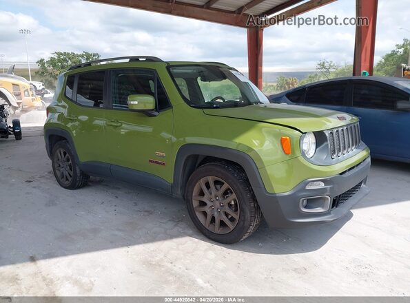 ZACCJABW1GPD69407 2016 JEEP RENEGADE Зеленый Передняя правая четверть