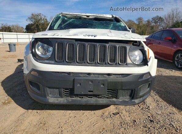 ZACCJBAB8JPH16355 2018 JEEP RENEGADE White Widok z przodu