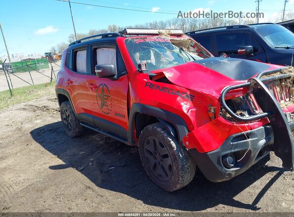 ZACCJBCB6JPH02872 2018 JEEP RENEGADE Red Przód prawy