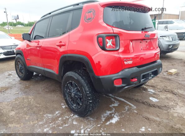 ZACCJBCT2GPD50536 2016 JEEP RENEGADE Красный Задняя левая четверть