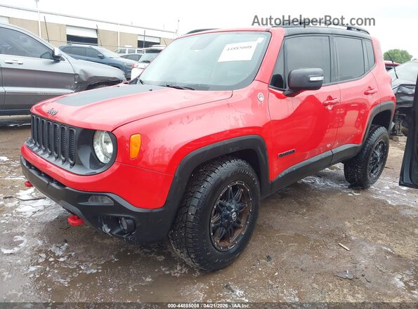 ZACCJBCT2GPD50536 2016 JEEP RENEGADE Красный Передняя левая четверть