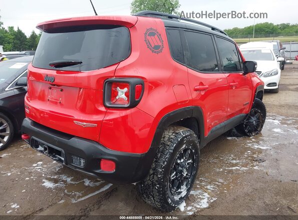 ZACCJBCT2GPD50536 2016 JEEP RENEGADE Красный Задняя правая четверть