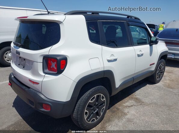 ZACCJBCT6GPD70790 2016 JEEP RENEGADE Белый Задняя правая четверть