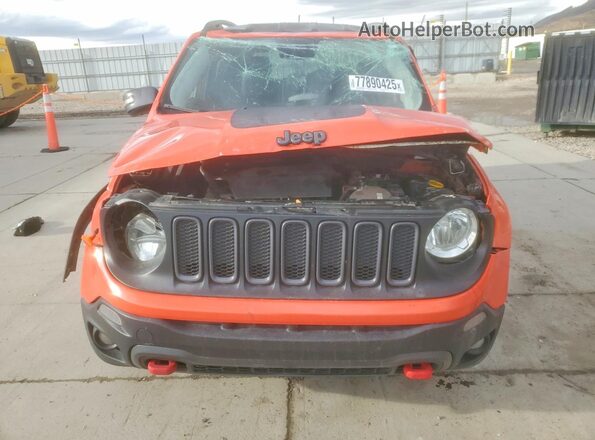 ZACCJBCT7GPD50256 2016 JEEP RENEGADE Оранжевый Вид спереди