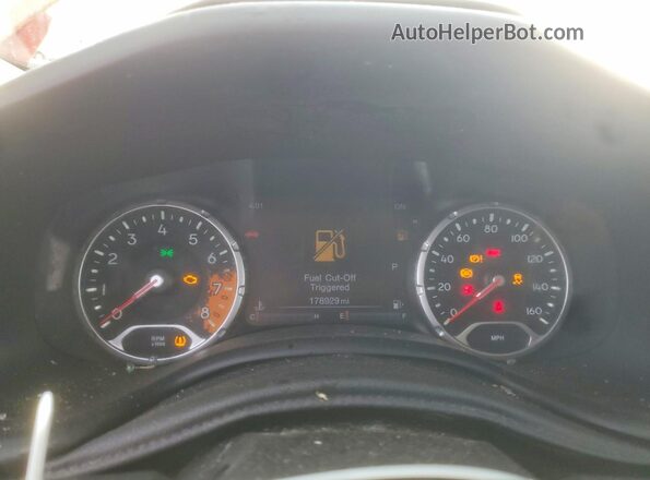 ZACCJBCT7GPD50256 2016 JEEP RENEGADE Оранжевый Вид щитка приборов