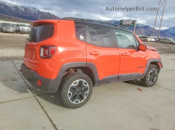 ZACCJBCT7GPD50256 2016 JEEP RENEGADE Оранжевый Задняя правая четверть