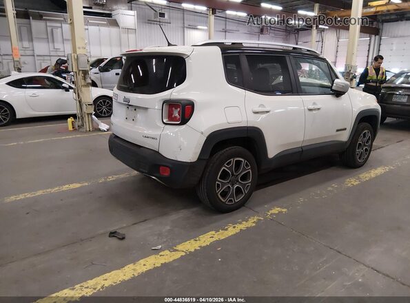 ZACCJBDB1HPE69363 2017 JEEP RENEGADE White Tył prawy