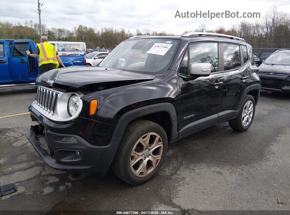 ZACCJBDB8JPH42563 2018 JEEP RENEGADE Черный Передняя левая четверть