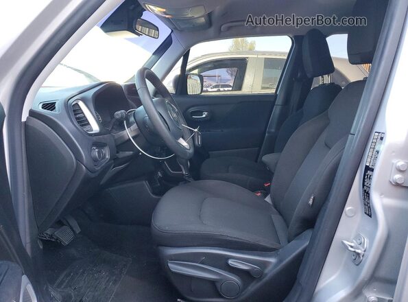 ZACNJAA14LPL22782 2020 JEEP RENEGADE Silver Front interior view