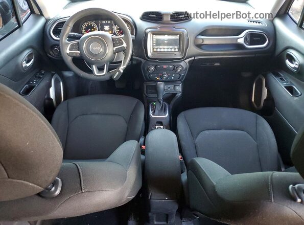 ZACNJAA14LPL22782 2020 JEEP RENEGADE Silver Dashboard view
