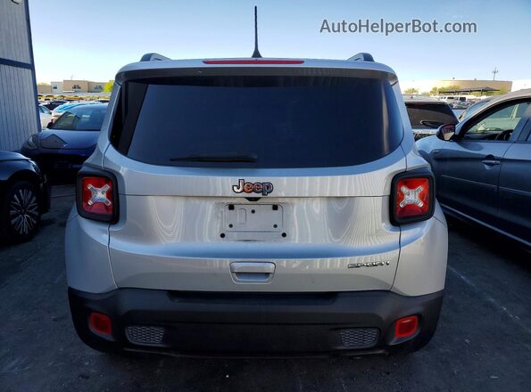 ZACNJAA14LPL22782 2020 JEEP RENEGADE Silver Rear view