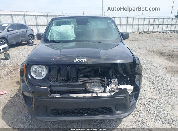 ZACNJAAB0LPL92515 2020 JEEP RENEGADE Black უკანა სალონის ხედი