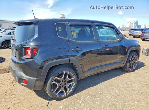 ZACNJAAB7LPL77414 2020 JEEP RENEGADE Черный Задняя правая четверть