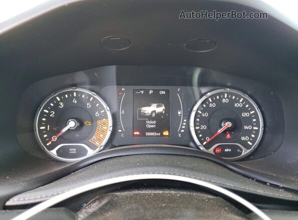 ZACNJAAB7LPL77414 2020 JEEP RENEGADE Черный Вид щитка приборов