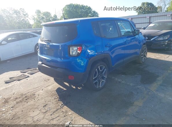 ZACNJAABXLPL94353 2020 JEEP RENEGADE Blue Հետևի աջ