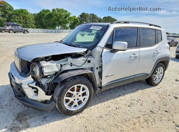 ZACNJABB1LPL20947 2020 JEEP RENEGADE Silver Առջևի ձախ երեք քառորդ տեսարան