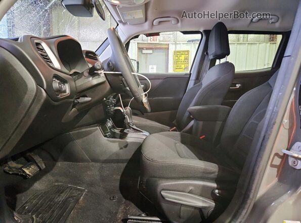 ZACNJABB2LPL27082 2020 JEEP RENEGADE Gray წინა სალონის ხედი