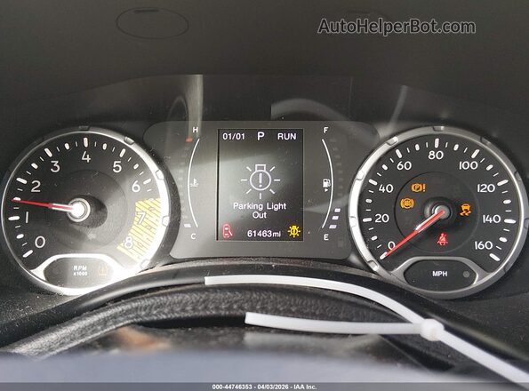 ZACNJABB5LPL19381 2020 JEEP RENEGADE White Հետևի նստատեղերի տեսք
