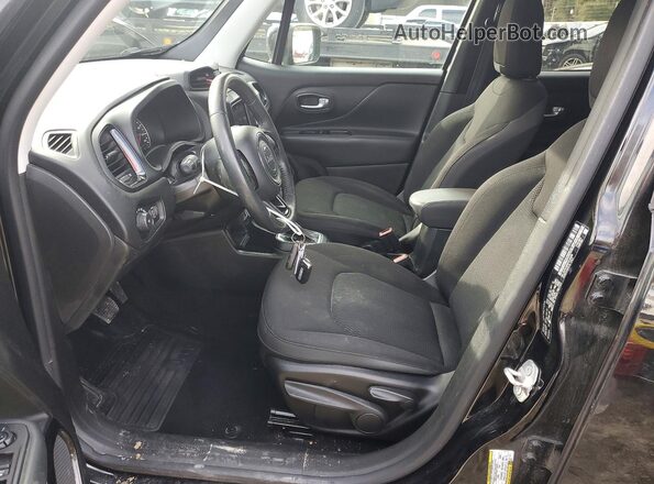 ZACNJABB6KPJ86368 2019 JEEP RENEGADE Black Vista interior delantera