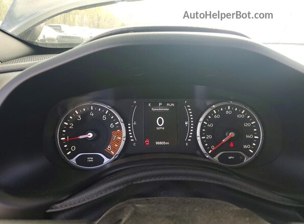 ZACNJABB6LPL69528 2020 JEEP RENEGADE Black Սարքավորումների վահանակի տեսք