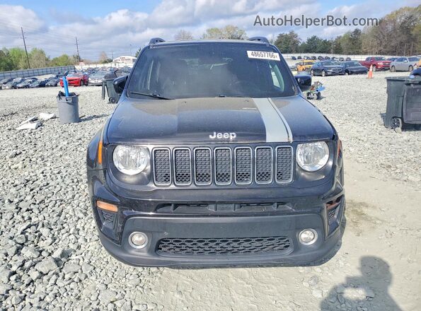 ZACNJABB6LPL69528 2020 JEEP RENEGADE Black Դիմացի տեսք