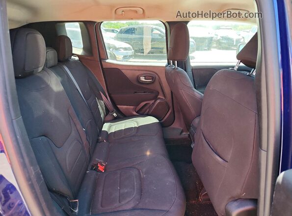 ZACNJABB8LPL51239 2020 JEEP RENEGADE Blue Вид задніх сидінь