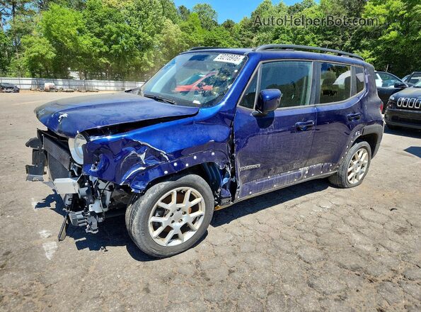 ZACNJABB8LPL51239 2020 JEEP RENEGADE Blue Передня ліва чверть