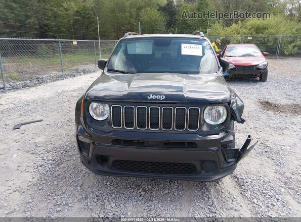 ZACNJBAB1KPJ75687 2019 JEEP RENEGADE Black Widok zestawu wskaźników