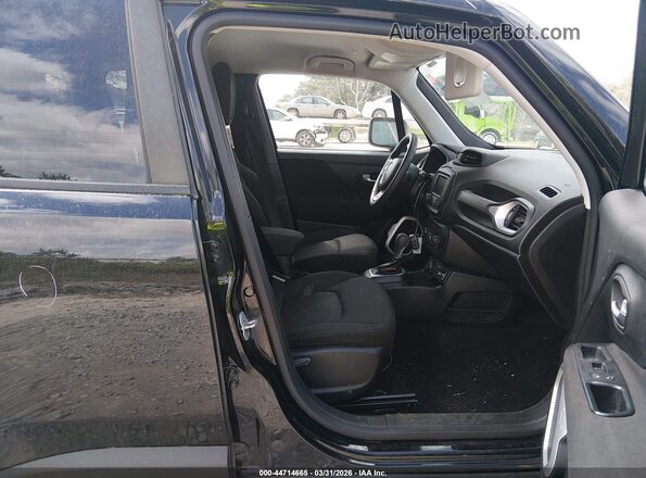 ZACNJBAB1KPJ75687 2019 JEEP RENEGADE Black Widok wnętrza z przodu