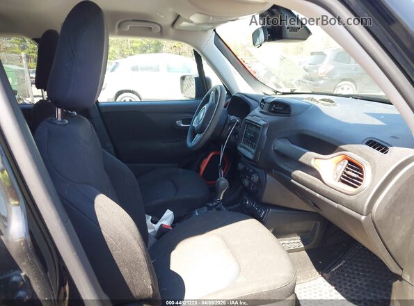 ZACNJBAB1LPL14301 2020 JEEP RENEGADE Black Widok wnętrza z przodu
