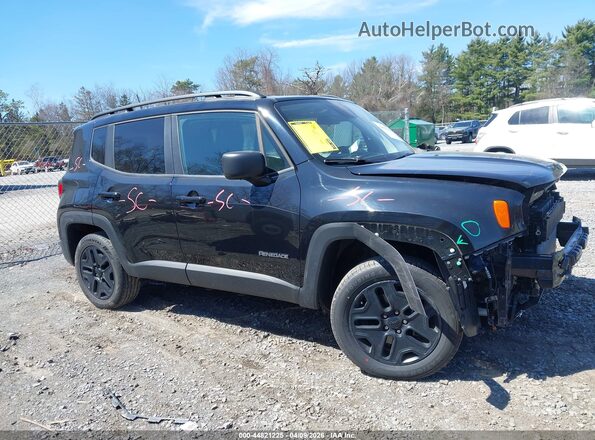 ZACNJBAB1LPL14301 2020 JEEP RENEGADE Black Widok wnętrza z tyłu