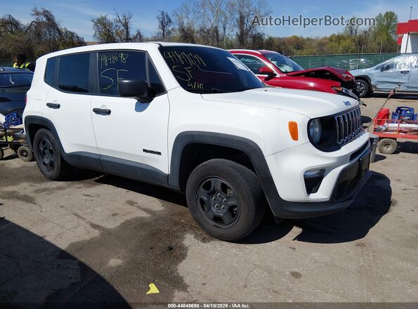 ZACNJBAB1LPL64745 2020 JEEP RENEGADE White Front right