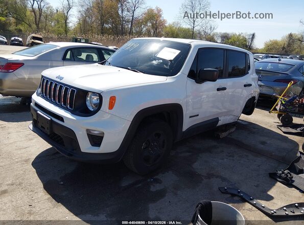 ZACNJBAB1LPL64745 2020 JEEP RENEGADE White Front left