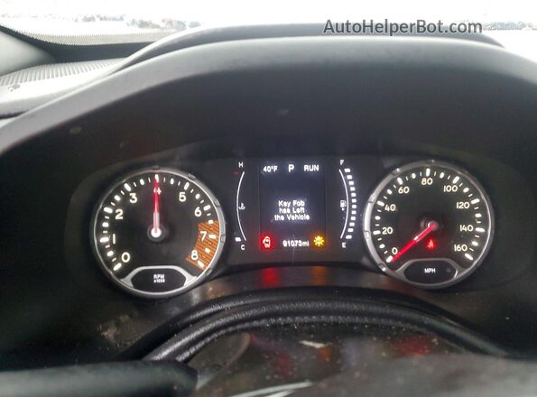 ZACNJBAB2LPL11357 2020 JEEP RENEGADE Black Instrument cluster view