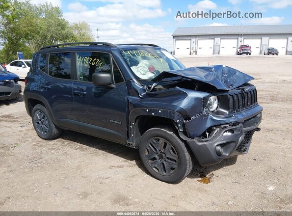 ZACNJBAB4LPL36003 2020 JEEP RENEGADE Blue Առջևի աջ