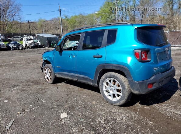 ZACNJBAB7LPL54835 2020 JEEP RENEGADE Blue Հետևի ձախ