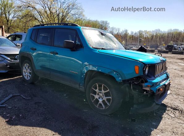 ZACNJBAB7LPL54835 2020 JEEP RENEGADE Blue Առջևի աջ