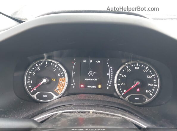 ZACNJBB14LPL00186 2020 JEEP RENEGADE Gray უკანა სავარძლების ხედი