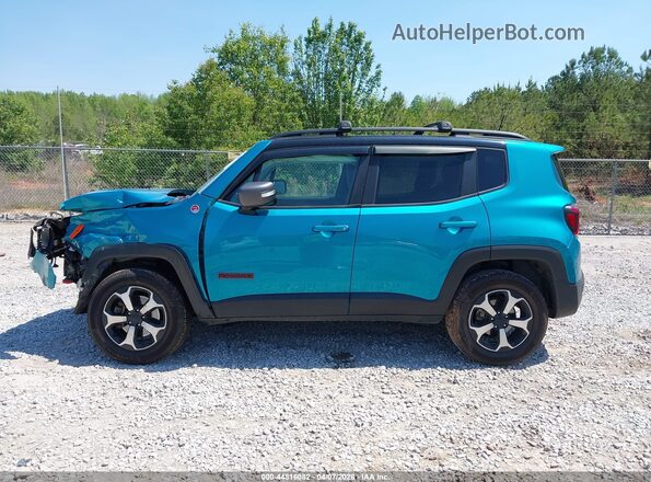 ZACNJBC10LPL98034 2020 JEEP RENEGADE Teal Widok wnętrza 360 stopni